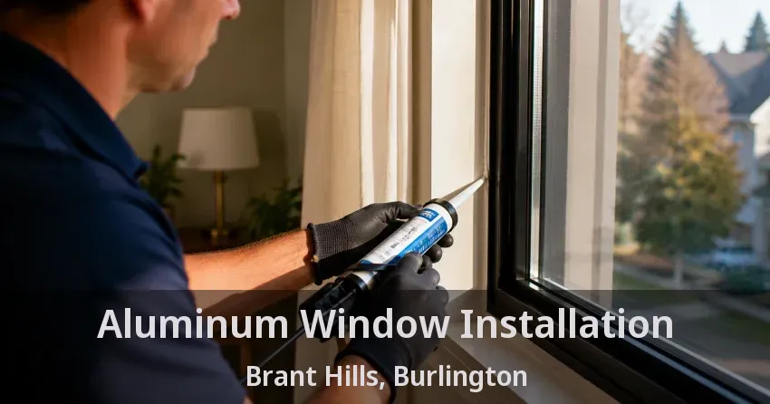 Aluminum Window Installation Brant Hills, Burlington - ON