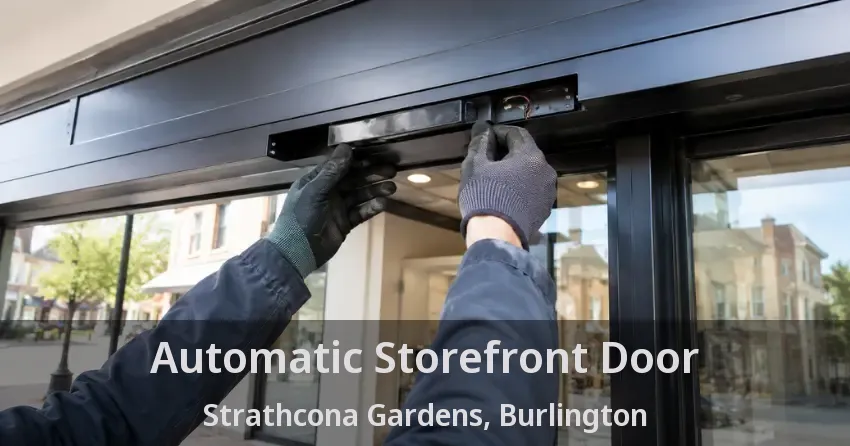 Automatic Storefront Door Strathcona Gardens, Burlington - ON