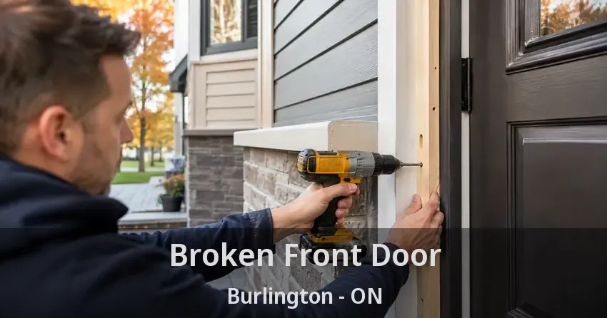 Broken Front Door Burlington - ON