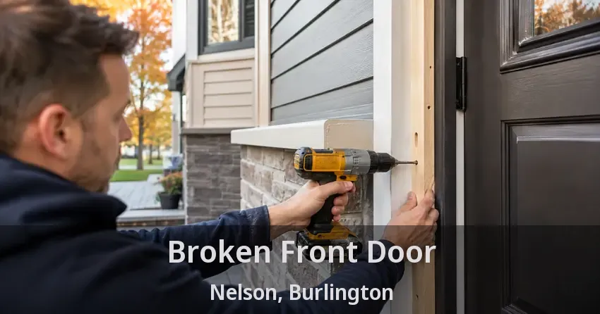 Broken Front Door Nelson, Burlington - ON