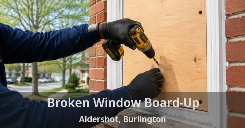 Broken Window Board-Up Aldershot, Burlington - ON