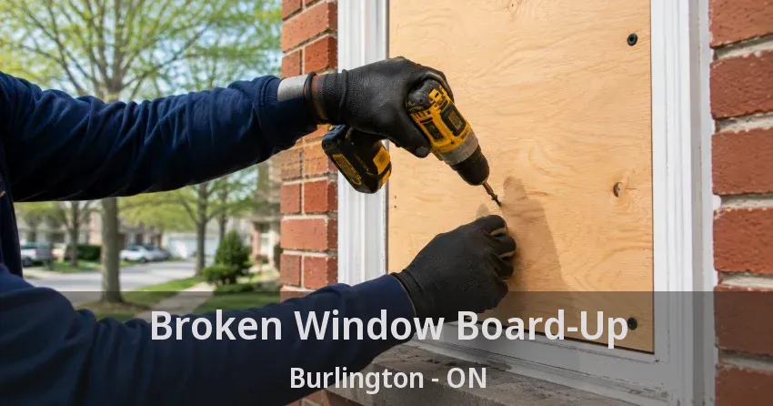 Broken Window Board-Up Burlington - ON