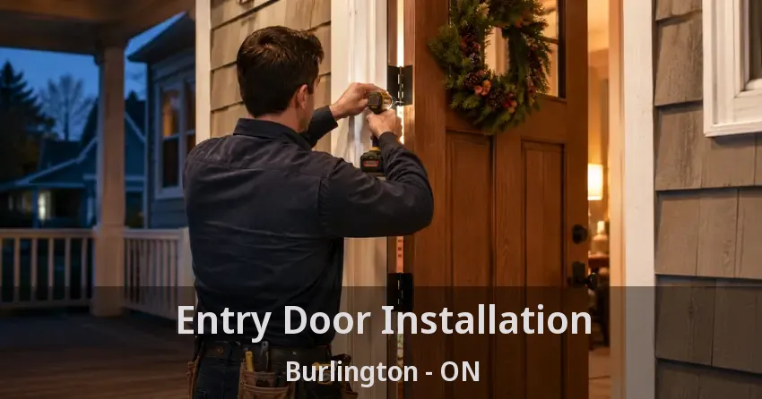 Entry Door Installation Burlington - ON