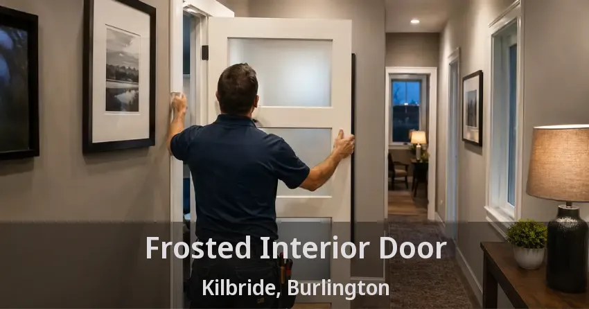 Frosted Interior Door Kilbride, Burlington - ON