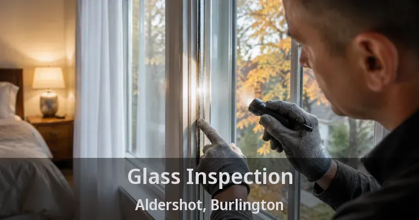 Glass Inspection Aldershot, Burlington - ON