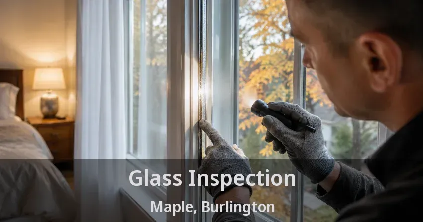 Glass Inspection Maple, Burlington - ON