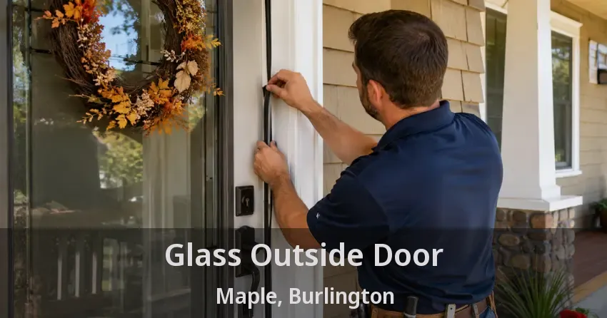 Glass Outside Door Maple, Burlington - ON