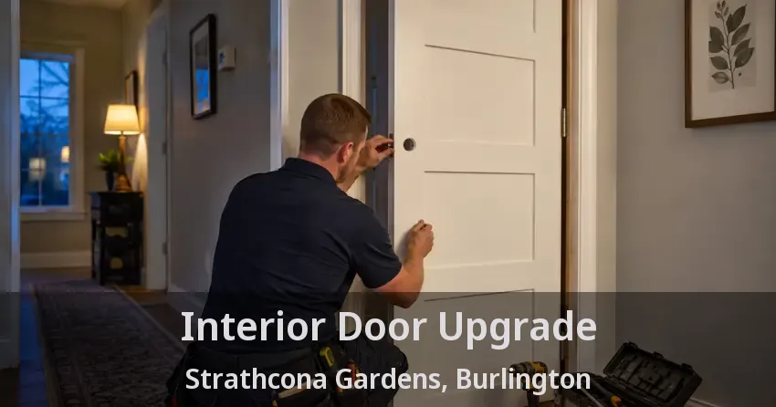 Interior Door Upgrade Strathcona Gardens, Burlington - ON