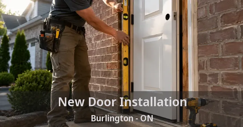 New Door Installation Burlington - ON