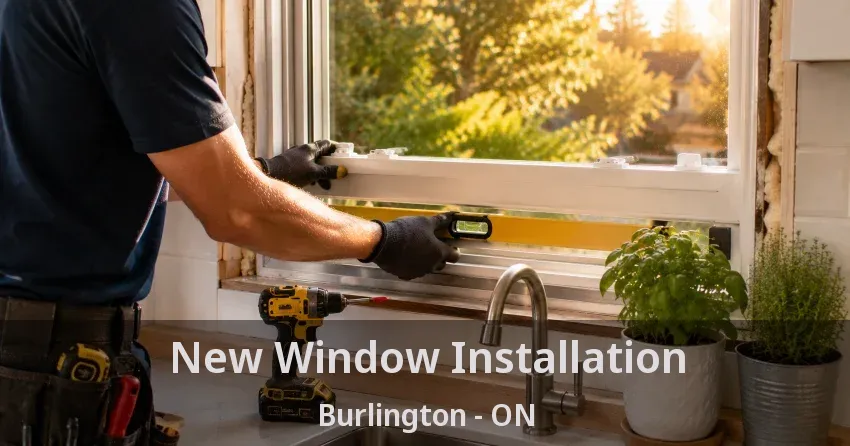 New Window Installation Burlington - ON