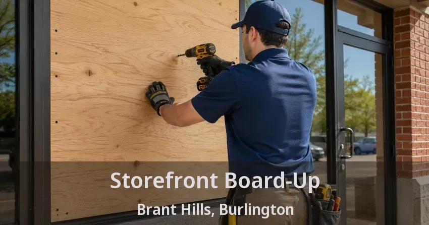 Storefront Board-Up Brant Hills, Burlington - ON