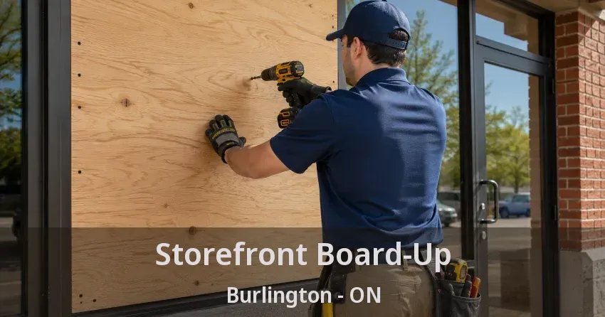 Storefront Board-Up Burlington - ON