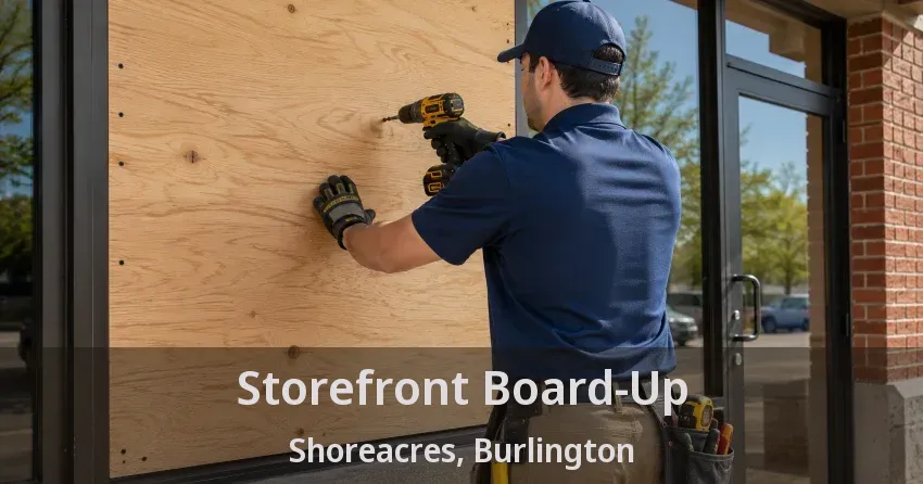 Storefront Board-Up Shoreacres, Burlington - ON