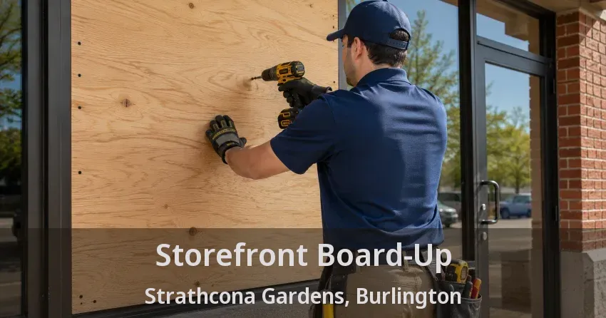 Storefront Board-Up Strathcona Gardens, Burlington - ON