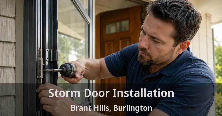 Storm Door Installation Brant Hills, Burlington - ON
