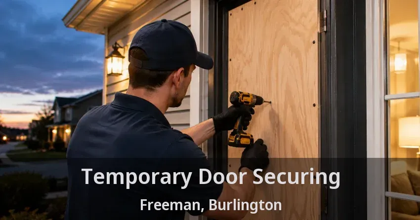 Temporary Door Securing Freeman, Burlington - ON