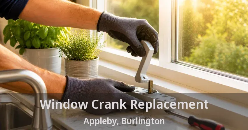 Window Crank Replacement Appleby, Burlington - ON