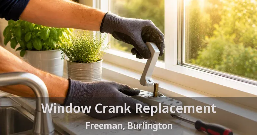 Window Crank Replacement Freeman, Burlington - ON