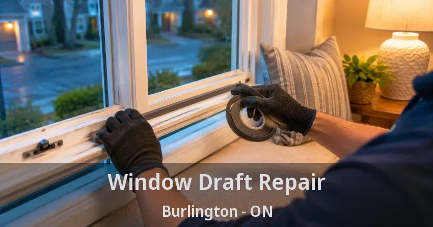 Window Draft Repair Burlington - ON
