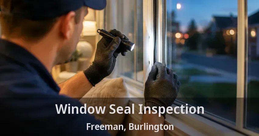 Window Seal Inspection Freeman, Burlington - ON