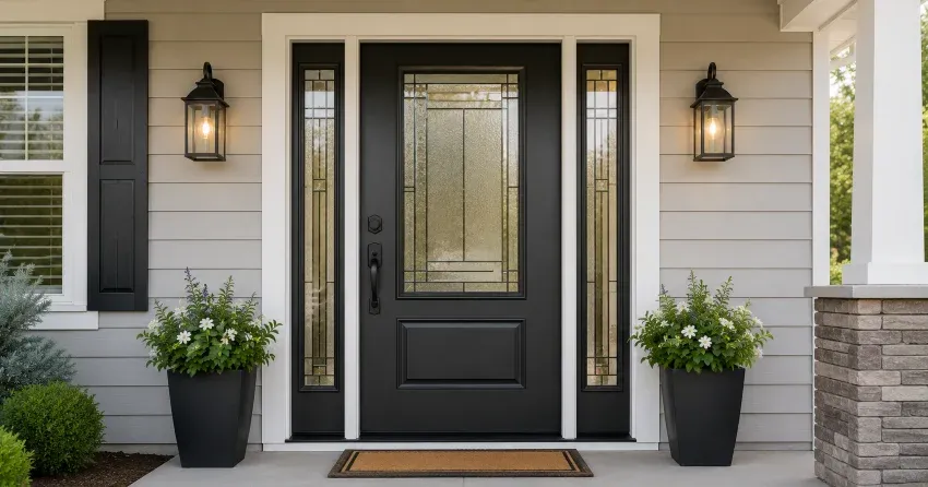 full door replacement installation in Rural Burlington, Burlington