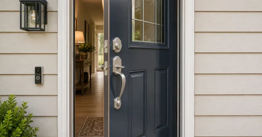 energy-efficient exterior door upgrade installation in Longmoor, Burlington