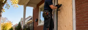 Temporary Door Securing Burlington
